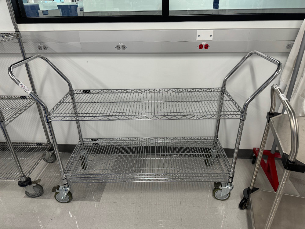 Image of ULINE Wire Shelving Cart